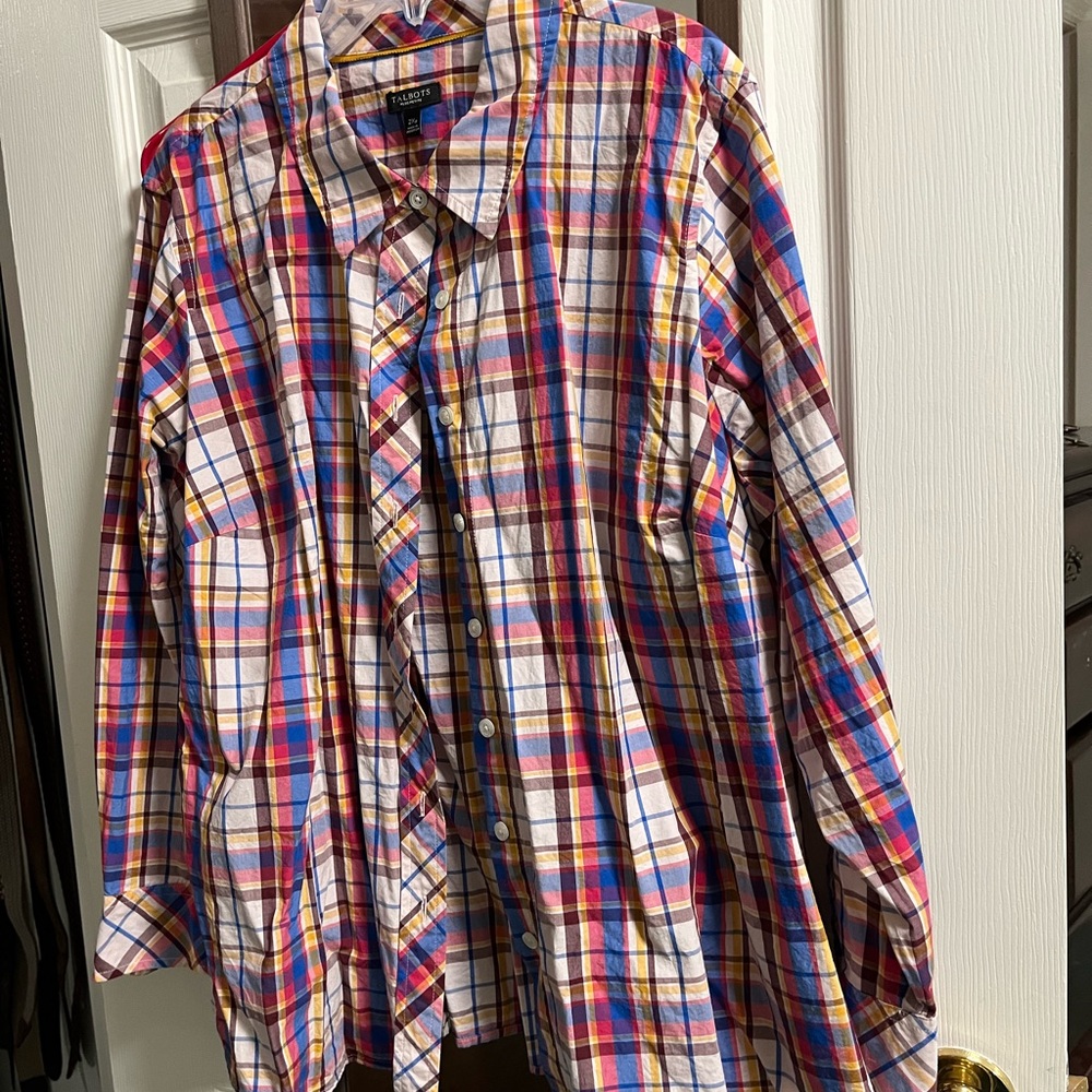 Talbot’s Multicolor Plaid Shirt
